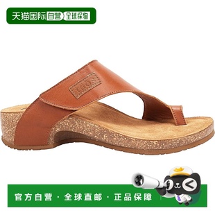 自营taos白兰地女式 美国奥莱直发 休闲皮革凉鞋