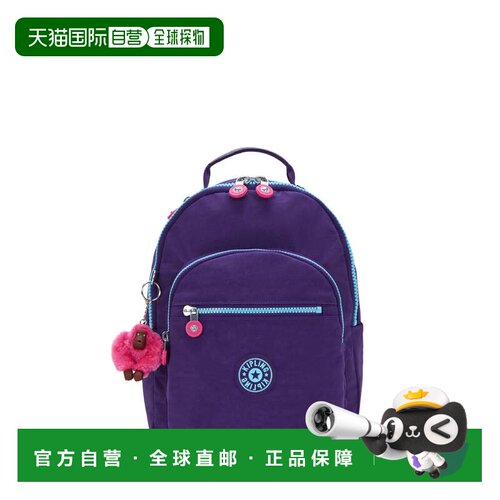 自营Kipling Seoul Small Tablet Backpack - vip purple 美国奥