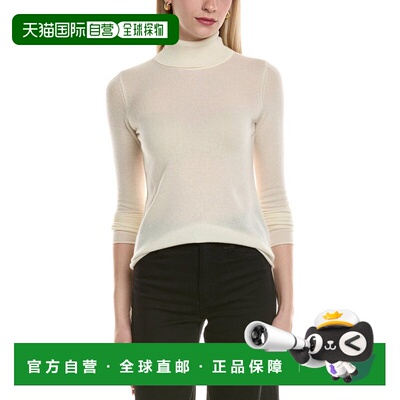 自营sofiacashmere Turtleneck Wool & Cashmere-Blend Sweater -