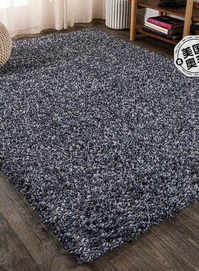 jonathan yMercer Shag Plush Area Rug - denim blue 【美国奥莱