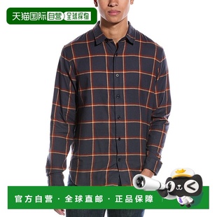 灰色 拉绒法兰绒衬衫 美国奥莱直发 Vince 自营