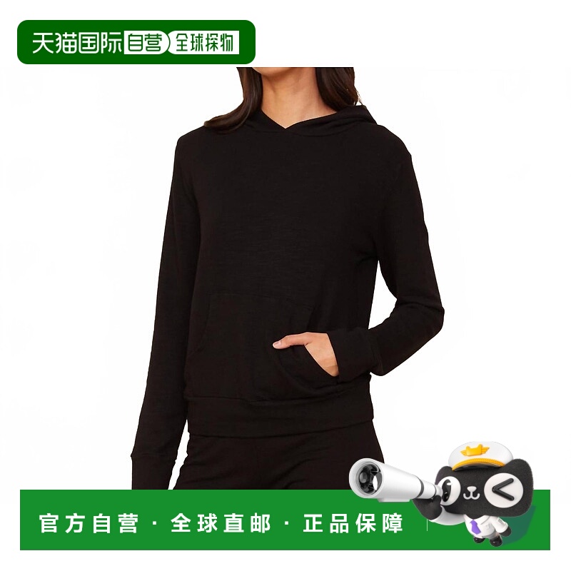 自营monrow袋鼠套头衫黑色-黑色 美国奥莱直发