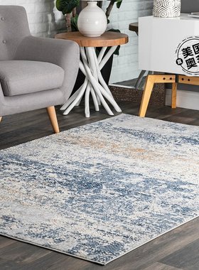 nuLOOM Wilde Tribal Distressed Area 地毯 - 蓝色 【美国奥莱】