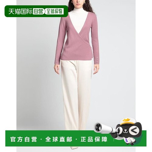 【美国直邮】GUESS 女士精品毛衣 Shrug 轻质针织 深领口 长袖 系