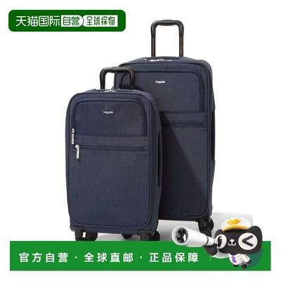 自营baggallini Luggage Set Carry-On and Large Checked Suitca