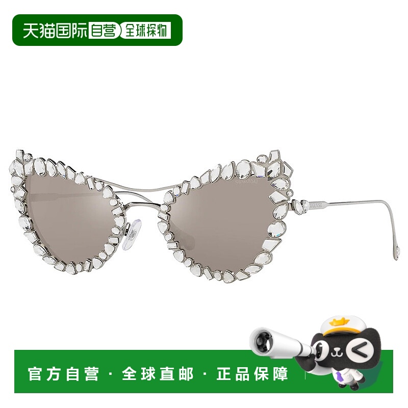 自营Swarovski  SK 7011 4001AP 56mm Womens Irregular Sunglass