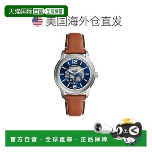 自营Fossil Men's Heritage Blue Dial Watch - blue 美国奥莱直