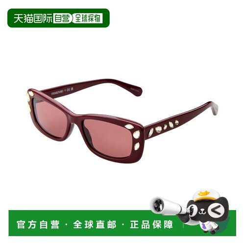 美国直邮自营swarovski施华洛世奇女士SK600854-X 54mm太阳镜-红