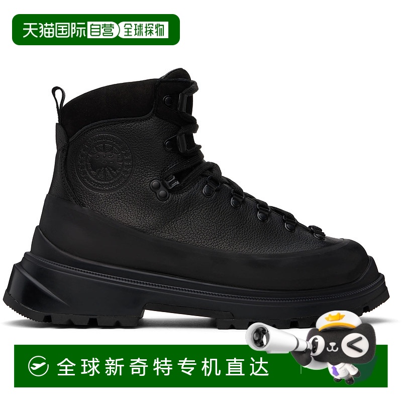 1h可退 香港直邮潮奢 Canada Goose 加拿大鹅 男士 黑色 Journey