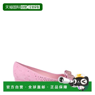 自营salvatore ferragamoVara Crystal-Embellished Pumps - lila