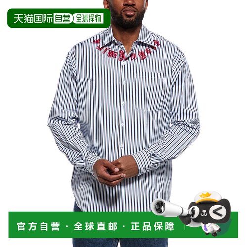 自营Palm Angels Button Shirt - white 美国奥莱直发