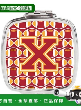 自营 Carolines Treasures CJ1070-XSCM 字母 X 足球红衣主正品