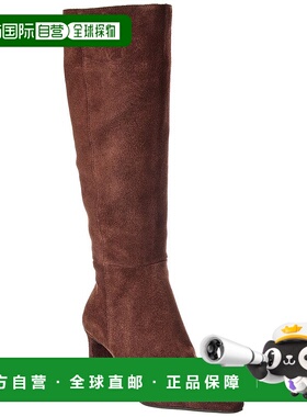 自营Dolce Vita Galina Suede Boot - Mahogany 高跟美国直发奥莱