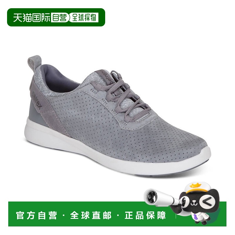 自营aetrex灰色女式Kora系带运动鞋 美国奥莱直发