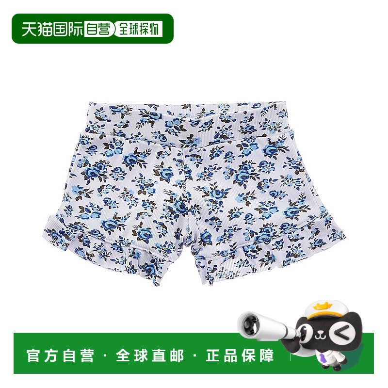 自营 Flowers by Zoe Rib 2x2 毛圈短裤 - 蓝色 美国奥莱直发