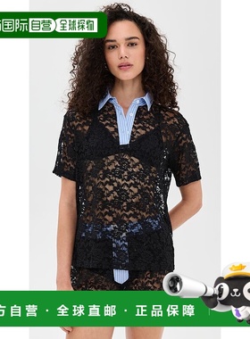 1h可退 【美国直邮】lioness 女士 Polo衫短袖条纹