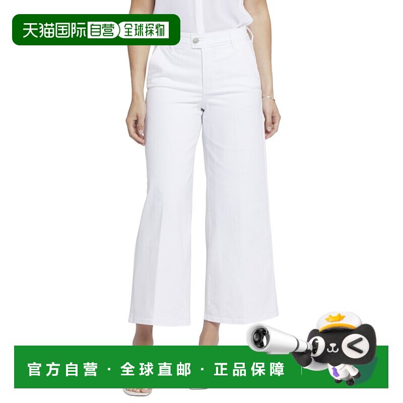 自营NYDJ Mona Wide Leg Jean - white 美国奥莱直发牛仔裤直筒裤