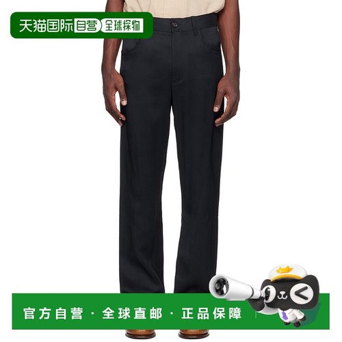 1h可退 香港直邮潮奢 Sefr 男士 海军蓝 Santana 长裤 SS23SANTAN