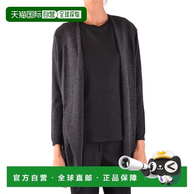 自营woolrichOpen-Front Knit Sweater With Ribbed Cuffs - blac