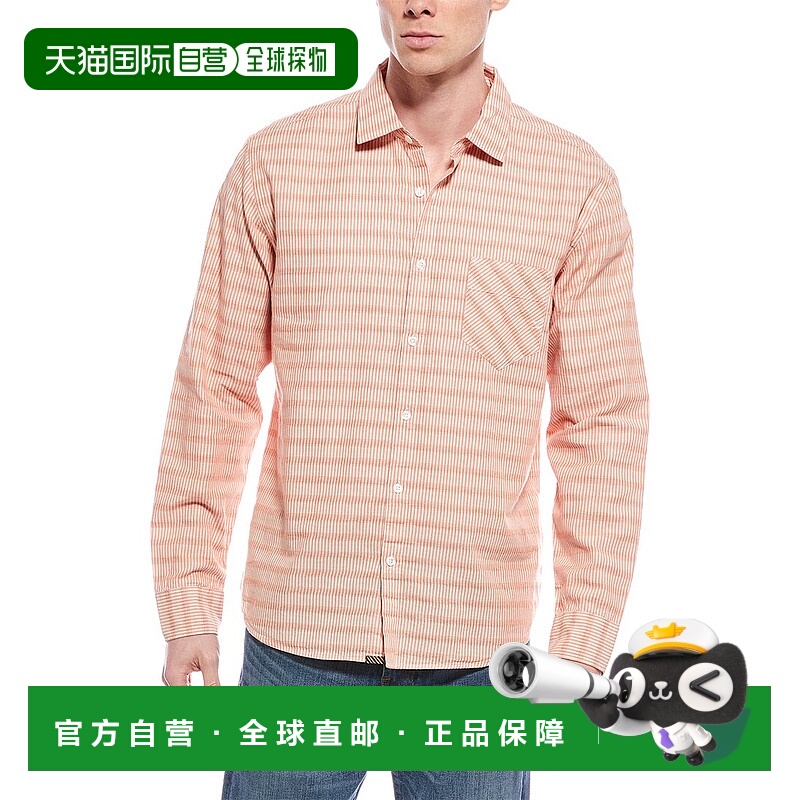 自营 billy reid比利 里德约翰衬衫-橙色 美国奥莱直发