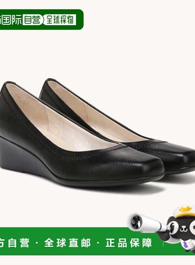 自营LifeStride Groovy Pump Women's Black Faux Leather Slip O