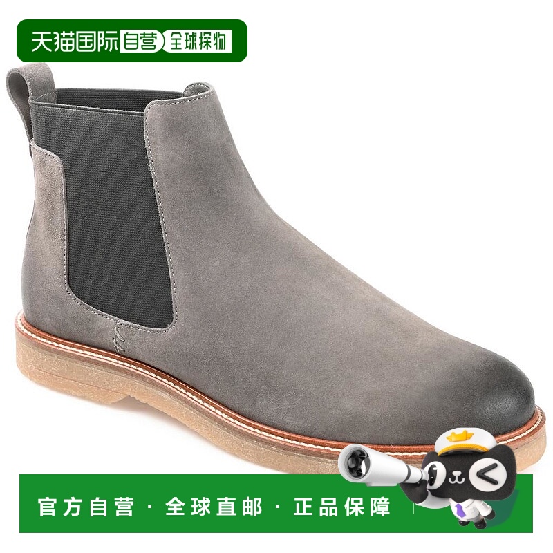 1h可退 【美国直邮】Thomas Vine Cedric 男士真皮套穿式时装靴