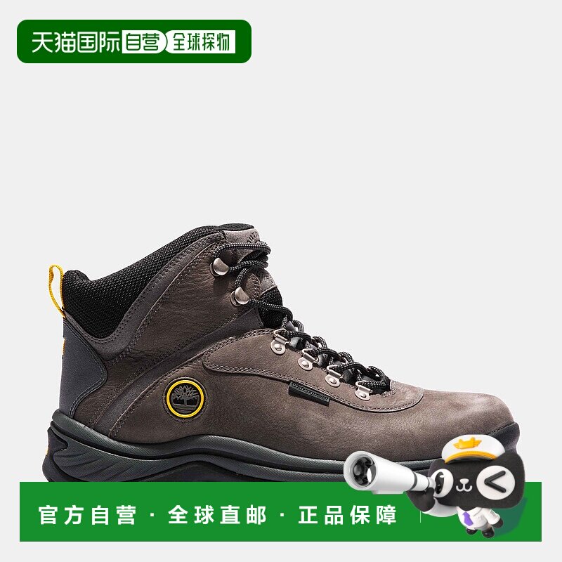 自营 timberland男士白色Ledge防水中靴-城堡灰 美国奥莱直发户外