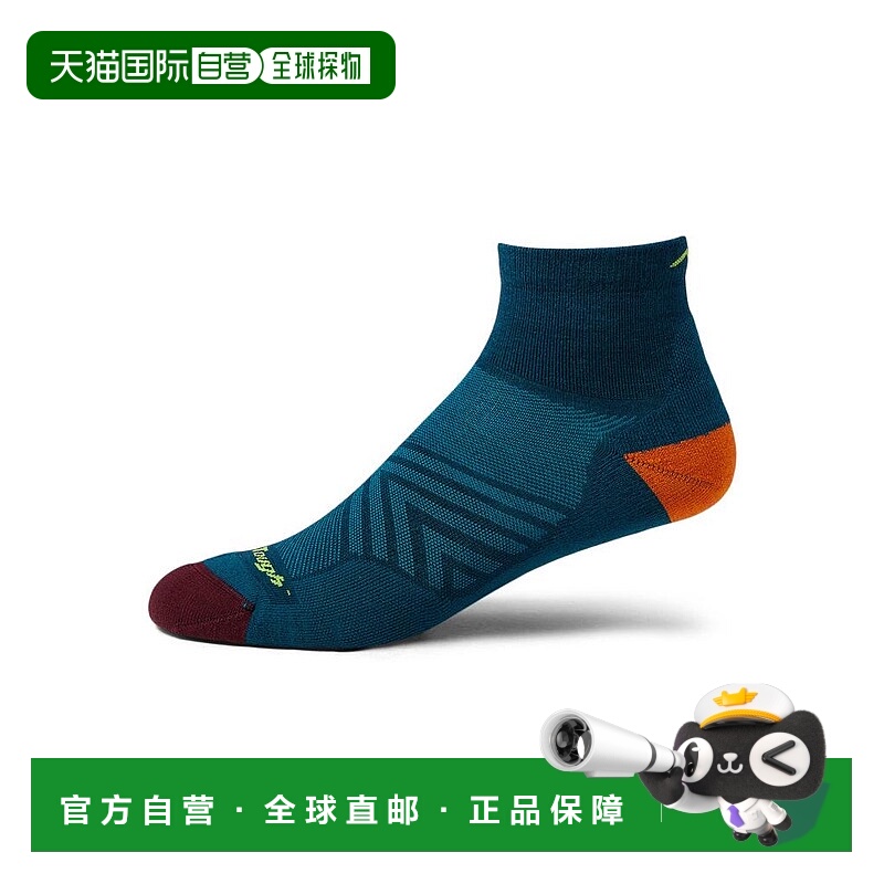 1h可退 【美国直邮】Darn Tough Vermont|Run 1/4 轻型带缓冲垫