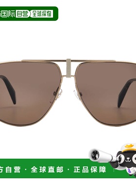 自营Chopard Polarized Brown Pilot Unisex Sunglasses SCHG91V