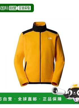 自营 The North Face Alpine Polartec 200 NF0A7WWL男式黄色全拉