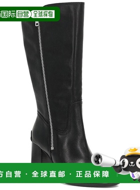 自营 Frye Alex厚拉链皮靴-黑色 美国奥莱直发女靴