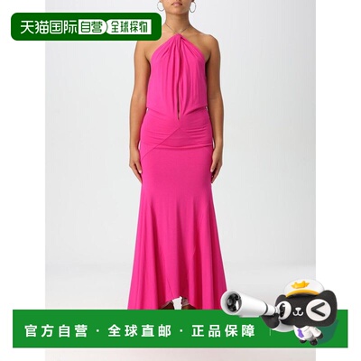 自营The Attico Jersey Cocktail Women's Dress - fuchsia 美国