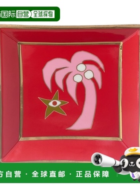 自营Jonathan Adler Playa Square Tray - red 美国奥莱直发