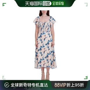 bcbg 女士 美国直邮 连衣裙印花紧身蕾丝长裙