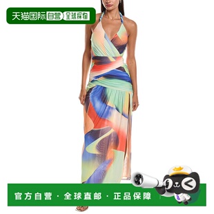 自营 nicholas尼古拉斯 布里斯托尔礼服-绿色 美国奥莱直发连衣裙