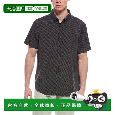 自营 Report Collection Geo Print Shirt - black 美国奥莱直发