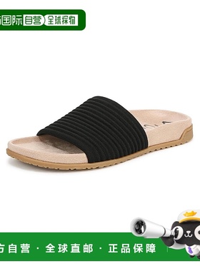 自营 Vionic女式Evie针织拖鞋凉鞋-黑色-黑色 美国奥莱直发