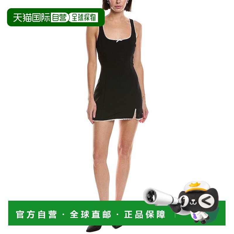 自营Amanda Uprichard Valetta Romper - black 美国奥莱直发