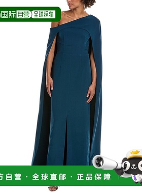 自营Halston Elycia 礼服 - 蓝色 连衣裙长裙美国直发奥莱