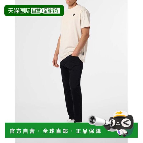 自营philipp plein圆领t恤降级Monogram Monogram-米色 美国奥莱