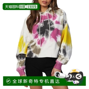 msgm白色多色扎染连帽衫 自营 美国奥莱直发