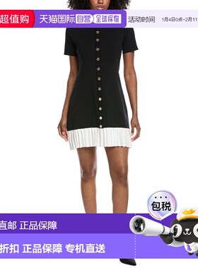 自营Beulah Knit Mini Dress - Black 连衣裙美国奥莱直发