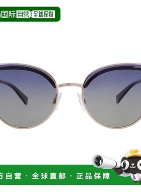 自营Polaroid Polarized Blue Gradient Cat Eye Ladies Sunglass