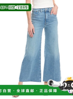 自营 Madewell Palazzo Stretch Corley水洗阔腿牛仔裤-蓝色 美国