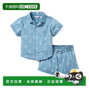 蓝色 自营 jack珍妮和杰克小屋配对套装 and 美国奥莱直发 janie