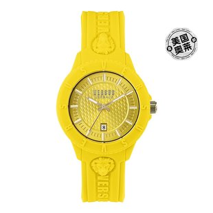 美国奥莱 versus 黄色 versace东京硅胶手表 直发