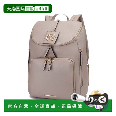 自营mia k collectionAngela Large Backpack Vegan Leather by M