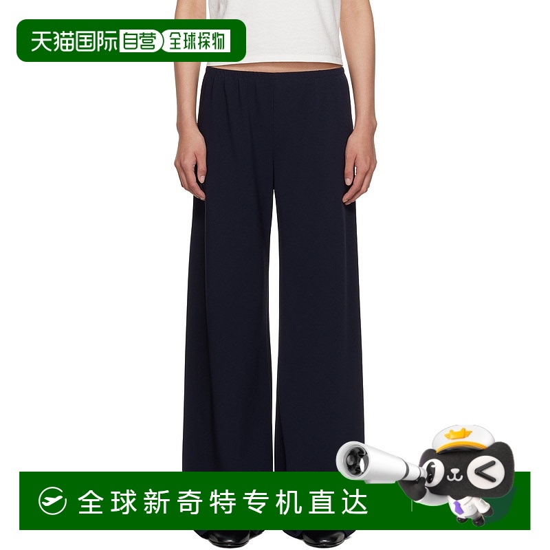 1h可退 香港直邮潮奢 The Row 女士 海军蓝 Gala 长裤 1766W1968