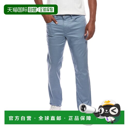 自营joe's jeansJoe的牛仔裤Brixton斜纹windward蓝色直筒牛仔裤-
