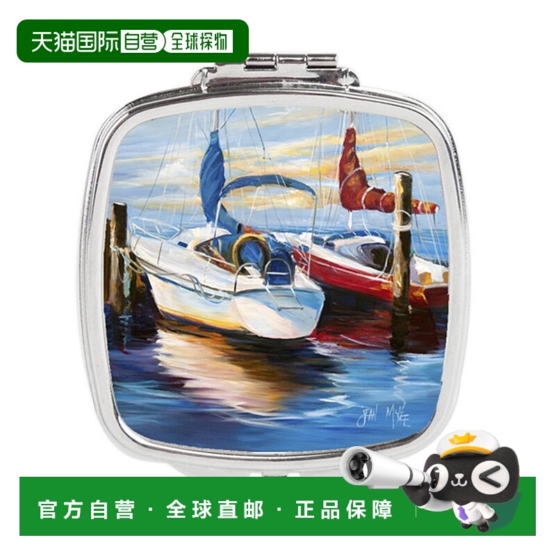 自营 Carolines Treasures JMK1242SCM 对称帆船紧凑型镜子 正品
